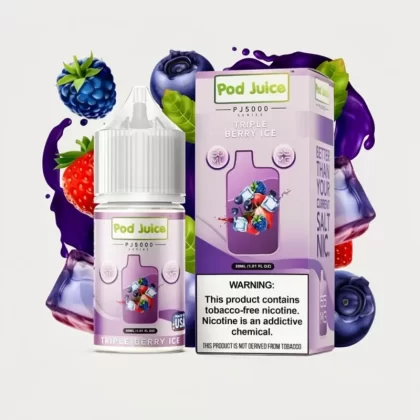 Triple Berry ICE PJ5000 SALT – 30mL – Nicotine Salt - Vape Product; Vape Product, Vape Product