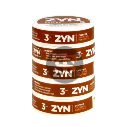 Zyn Nicotine pouches 3mg Coffee, 5 cans - Ejuicewarehouse