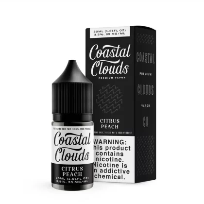 Sugared Nectarine by Coastal Clouds Salt Series - 30ML E-Liquid - 35MG