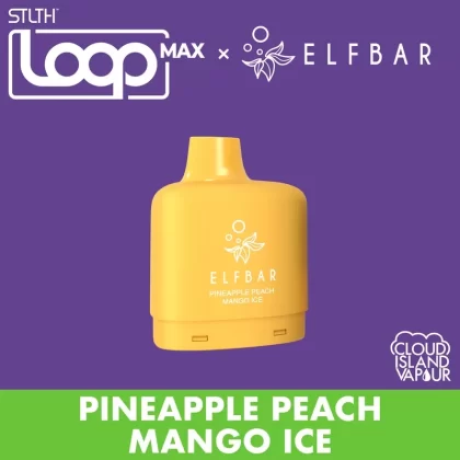 STLTH LOOP MAX X ELFBAR Pod Pack – Pineapple Peach Mango Ice - Strength#20mg