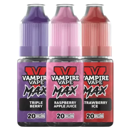 Vampire Vape VV MAX 10ml Nic Salt 20mg - Raspberry Apple Juice