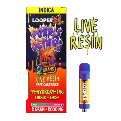 Looper XL Cartridge 2g: Purple Octane - Vape Store