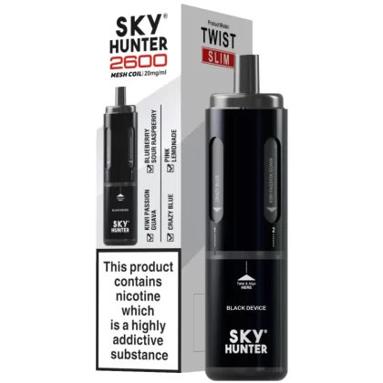 Sky Hunter Twist Slim Pod Kit - Black