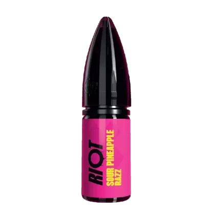 Riot X Nic Salt E-Liquid Sour Pineapple Razz - Nicotine Strength#20mg>10mg>5mg (6AC8FE)