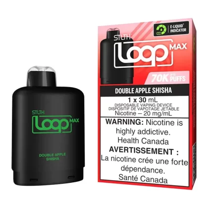 STLTH Loop Max E-Liquid Pod Pack – Double Apple Shisha - Nicotine Strength#20mg/ml
