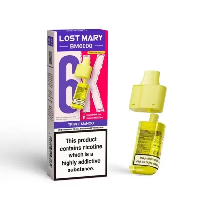 Lost Mary BM6000 Prefilled Pod Triple Mango - Ejuicewarehouse