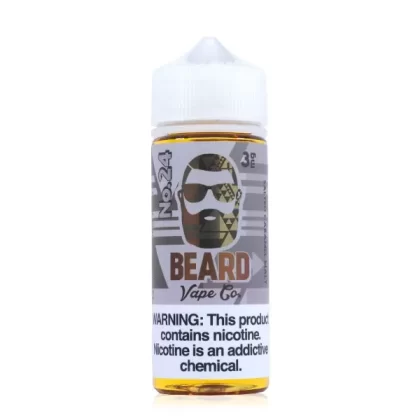 Beard Vape Co - No 24 - 120ML E-Liquid - 6MG