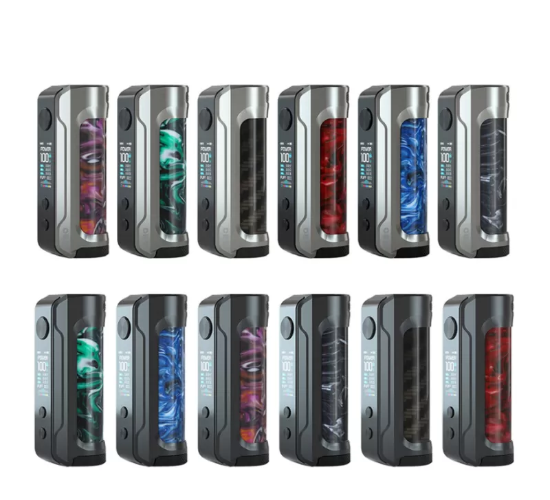 OBS ENGINE Box Mod 100W - Gunmetal Ink Black