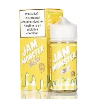Jam Monster – Banana 100ml - Vape Product, Vape Product; Vape Product, Vape Product; Vape Product, Vape Product
