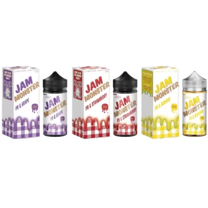 PB & Jam Monster 3 Bottle Bundle - 300mL (3x100mL); Vape Product, Vape Product; Monster Vape Labs