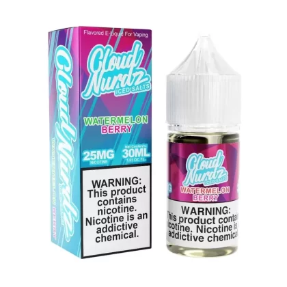 Cloud Nurdz Iced Salts Watermelon Berry eJuice - Vape Product; Vape Product, Vape Product (E54EDE)