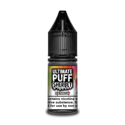 Ultimate Puff Sherbet Rainbow 10ml Vape Juice - 10 Pack - Strength 3mg