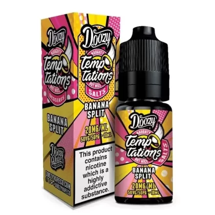 Doozy Temptations Banana Split Nic Salt E Liquid – Doozy Temptations (10ml)