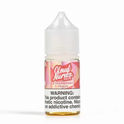 Cloud Nurdz Salts – Strawberry Peach 30mL Salt Nic 50/50