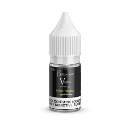 Billionaire Vapes 50/50 Eliquid 10ml British Tobacco