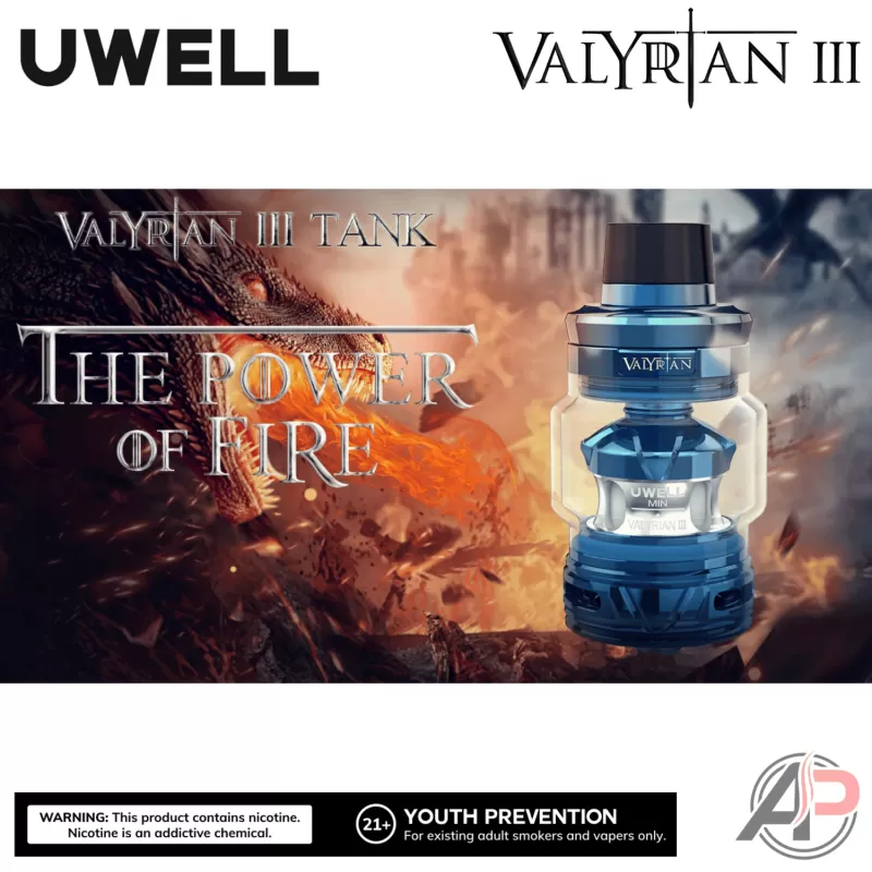 Uwell Valyrian 3 Subohm Vape Tank - Image 2