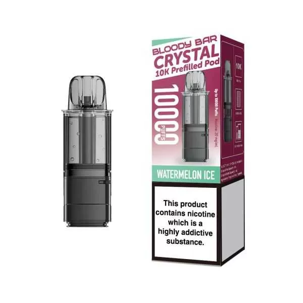 Box of 5 – 20mg Bloody Mary Bar Crystal 10k Prefilled Pod - Vape Co - Image 2