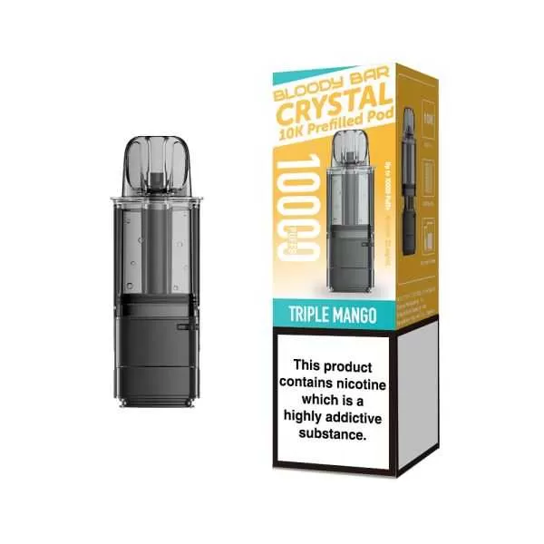 Box of 5 – 20mg Bloody Mary Bar Crystal 10k Prefilled Pod - Vape Co - Image 3