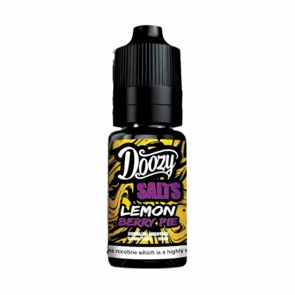 Doozy Salts Lemon Berry Pie Nic Salt Vape Juice - 10 Pack - Strength 10mg