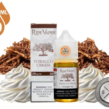 Tobacco Cream by Ripe Vapes Handcrafted Saltz 30ml