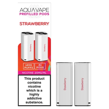 Strawberry Aquavape 2in1 Pods - 20mg - Vape Product (D6F00E)