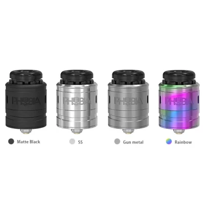 Vandy Vape Phobia V2 RDA 24mm Tank Atomizer - Matte Black