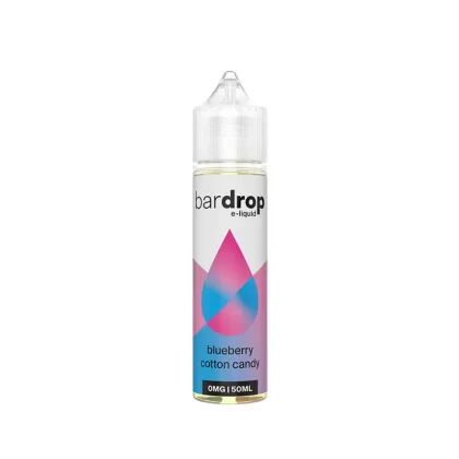 Bar Drop Blueberry Cotton Candy 50ml Shortfill E-Liquid - Vapestore Co