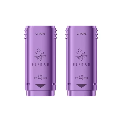 Elf Bar 1200 Grape Pods (2 Pack) - Strength#20mg