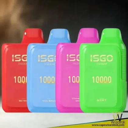 ISGO Bar Disposable 10000 Puffs 2% Rechargeable Vape - Vapewizarddxb