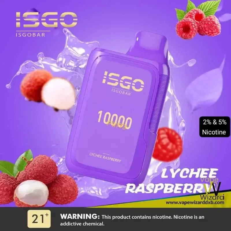 ISGO Bar Disposable 10000 Puffs 2% Rechargeable Vape - Vapewizarddxb - Image 2