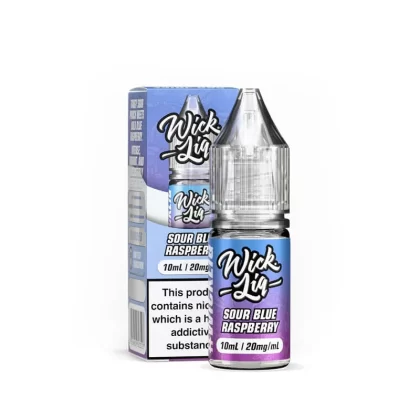 Wick Liq Bar Juice Sour Blue Raspberry 10ml Nic Salts E-Liquid - 20mg