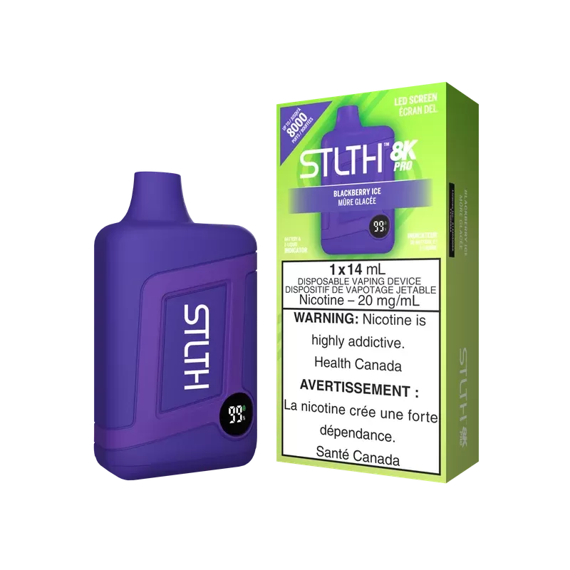STLTH BOX 8K PRO DISPOSABLE – BLACKBERRY ICE