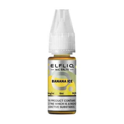 Banana Ice Elfliq Nic Salt by Elfbar - 10ml - Vape Product, Vape Product