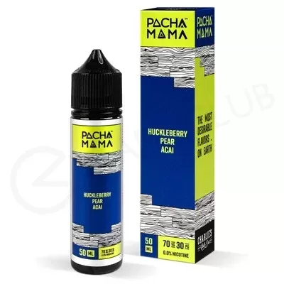 Huckleberry, Pear and Acai Shortfill E-Liquid by Pacha Mama 50ml - Ecigpremium