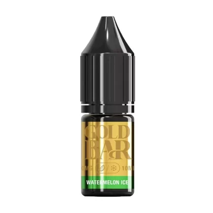 Gold Bar Watermelon Ice Nic Salt vape Juice - 10 Pack