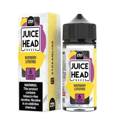 Juice Head Freeze E-Liquid – Raspberry Lemonade – 100ml