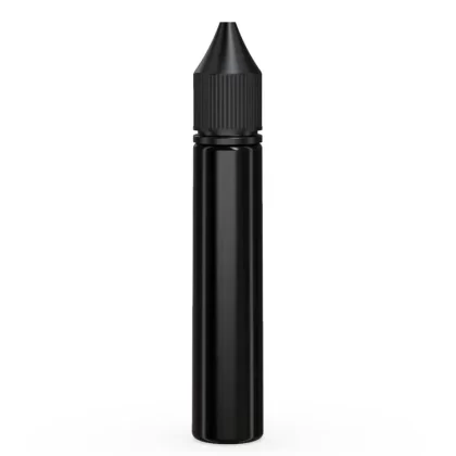 CHUBBY GORILLA | Child Resistant Unicorn V3 PET Dropper Bottles Black | 30mL – w/ Black Lid – 1000 Count