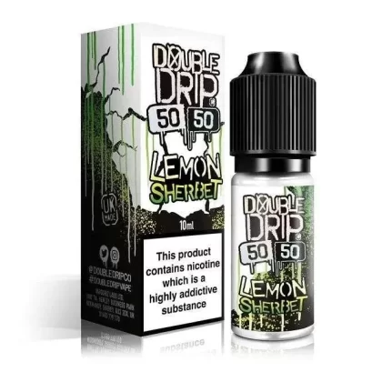 Double Drip Lemon Sherbet E Liquid – 50/50 Series (10ml)