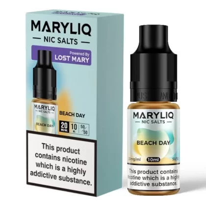 Beach Day Nic Salt E-Liquid by Lost Mary Maryliq (10ml) - 10mg