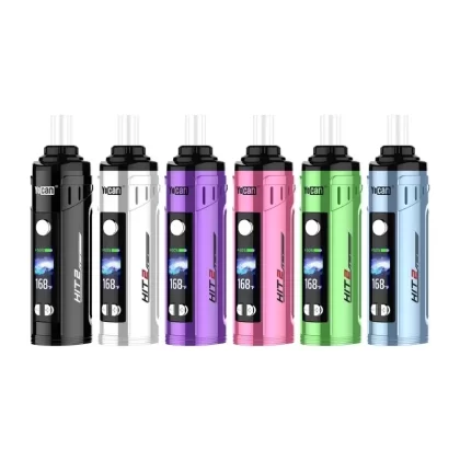 Yocan Hit 2 Dry Herb Vaporizer 1800mAh - Color#Black>Blue>Green>White>Purple>Pink
