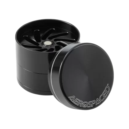 Aerospaced by HS – 4Pc Toothless Grinder – 2.5″ - Ejuicewarehouse