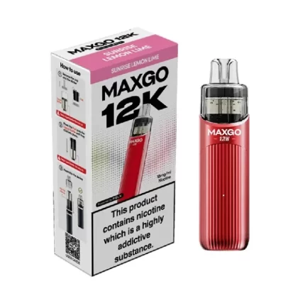 Relx Maxgo 12k Prefilled Pod Kit Sunrise Lemon Lime - Nicotine Strength#20mg (1440FB)