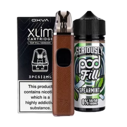 OXVA Xlim Pro 2 Nicotine Free Bundle - Platinum Grey / 0.4ohm
