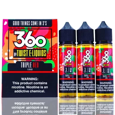 Triple Red by 360 Twist E-Liquid