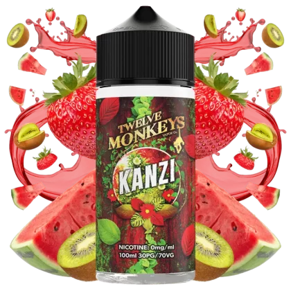 Twelve Monkeys Kanzi 100ml E-Liquid Shortfill - Vapourdeal Co