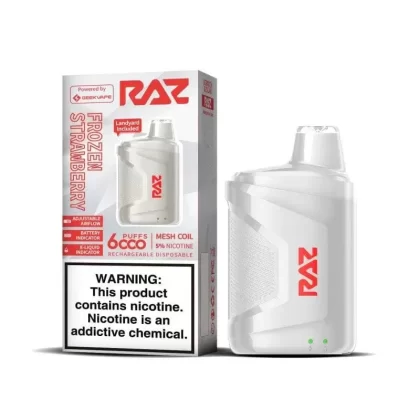 Frozen Strawberry – RAZ CA6000 - Vape Store