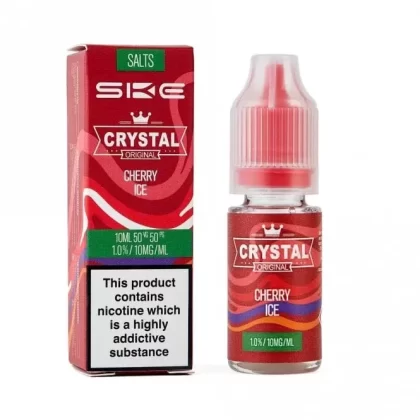 SKE Crystal Cherry Ice Nic Salt E Liquid – Original Series (10ml)