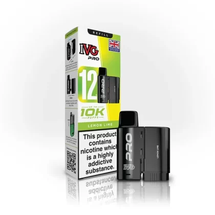 IVG Pro Zero Nicotine Lemon Lime Refill - Nicotine Strength#0mg