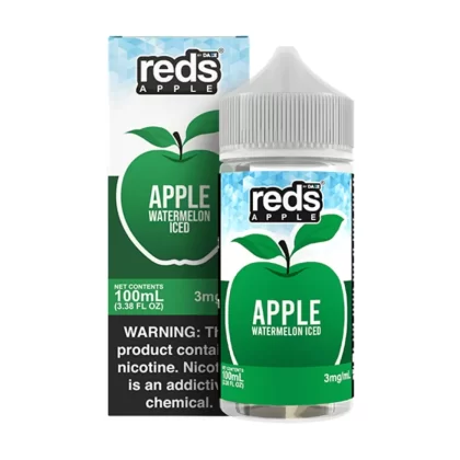 Reds Apple Watermelon Iced 100ml - Vape Product, Vape Product