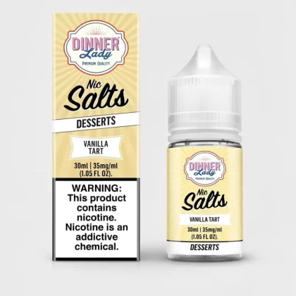 Vanilla Tart SALT – Dinner Lady – 30mL – 50VG/50PG Nic Salt